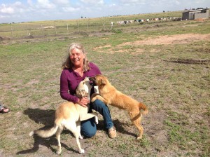 deb w dogs at tembaya