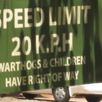 Nairobi parking lot sign